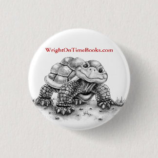 Wright on Time Books Turtle Ronde Button 3,2 Cm