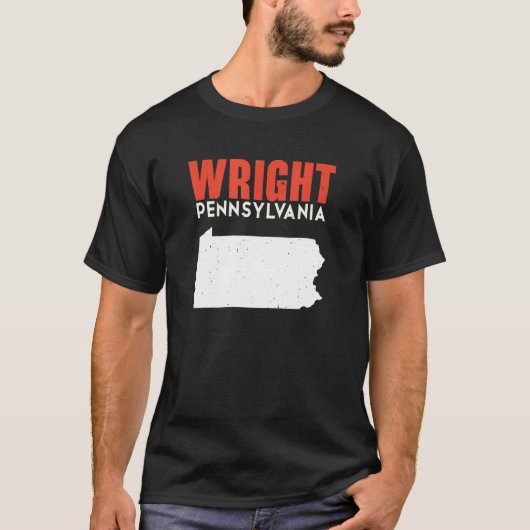 Wright Pennsylvania Verenigde Staten T-shirt (Voorkant)