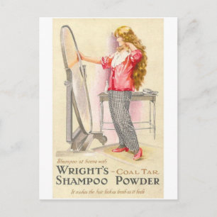 Wright Shampoo Powder Briefkaart