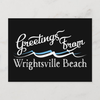 Wright tsville Beach Water Waves Briefkaart