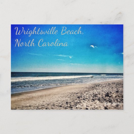 Wrightsville Beach, carte postale NC (Devant)