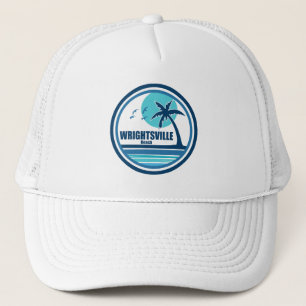 Wrightsville Beach North Carolina Palm Tree Vogels Trucker Pet