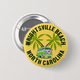 Wrightsville Beach, North Carolina Ronde Button 5,7 Cm