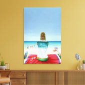 Wrigley Gum Girl II Canvas Afdruk (Insitu (Woonkamer))