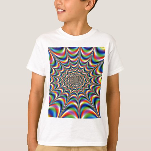 wrijving fractal-optische illusie t-shirt (Voorkant)