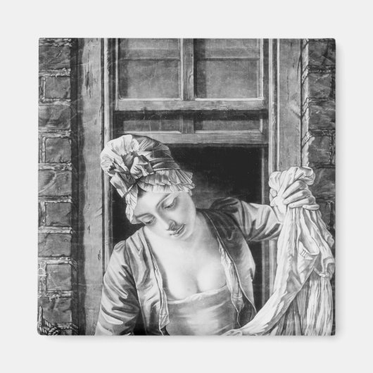 Wringend wasgoed voor vrouwen magneet (Voorkant)