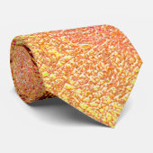 Wrinkellederstijl met versleten verf, zalm stropdas (Opgerold)