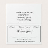 Write Name - Table Place Card - with Messages (Outside Unfolded)