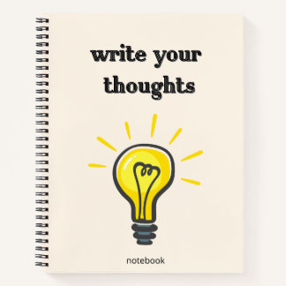 Write Your Thoughts – Elegant Lined Notebook Notitieboek