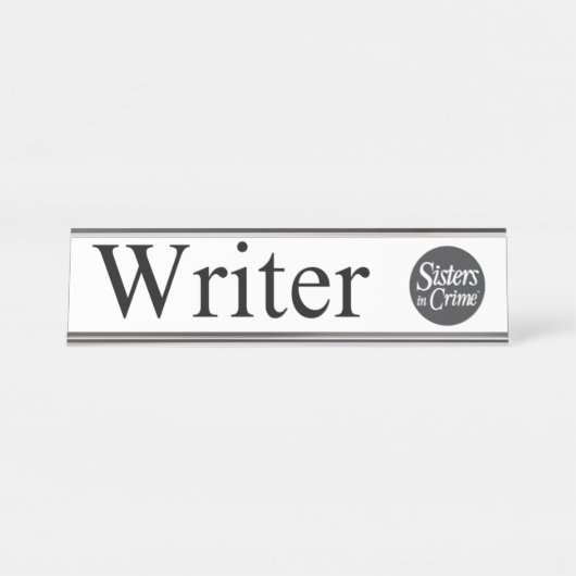 Writer Desk-Bord Bureau Naambordje (Voorkant)