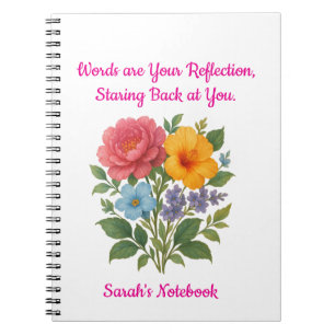 Writer's Flower Design Notitieboek
