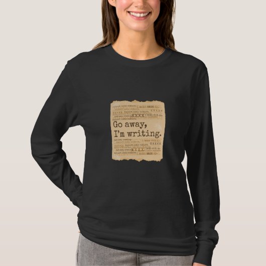 Writers Quotes Writing T-shirt (Voorkant)