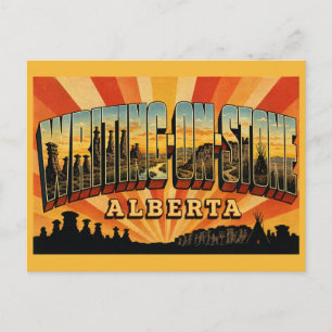 Writing-on-Stone Provinciaal Park Alberta Heilig Briefkaart
