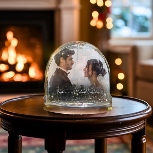 Written in the Stars 2 Photo Simple Modern Script Sneeuwbol