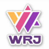 WRJ-laptopsticker Sticker (Voorkant)