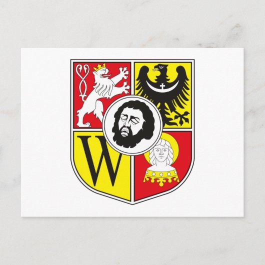 Wroclaw Coat of Arms Briefkaart (Voorkant)