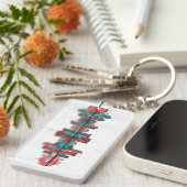 Wrocław Poland Skyline Sleutelhanger (Voorkant Rechts)