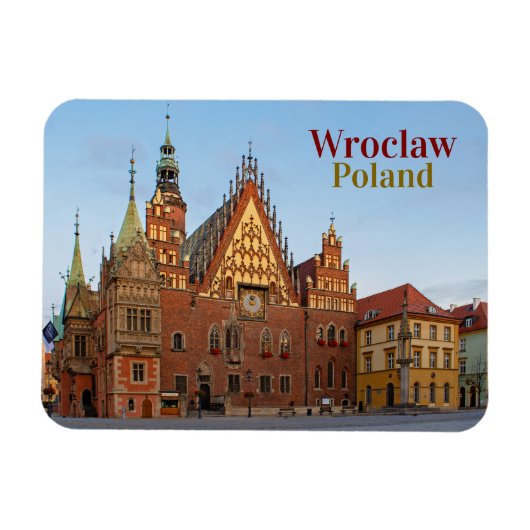 Wroclaw Pologne Magnet (Horizontal)