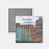 Wroclaw Pologne Magnet (Recto/Verso)