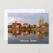 Wroclaw River Reflections Briefkaart (Voorkant / Achterkant)