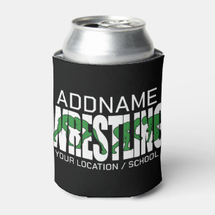 Wruiend team ADD-TEKST School Varsity Wrestler Blikjeskoeler