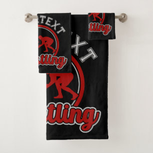 Wruing ADD NAME Grapple Champion Team Player Bad Handdoek