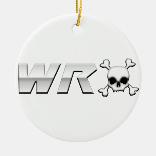 WRX met scull Keramisch Ornament (Voorkant)