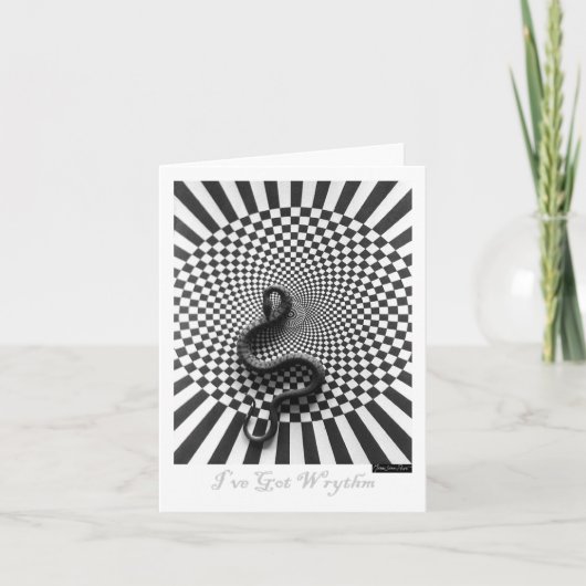 Wrythmweave-notitiekaart Kaart (Voorkant)