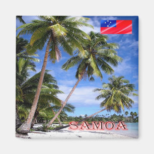 WS - Samoa - Lefaga - Paradise-strand Magneet