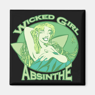Wschad Girl Absinthe Magnet Magneet