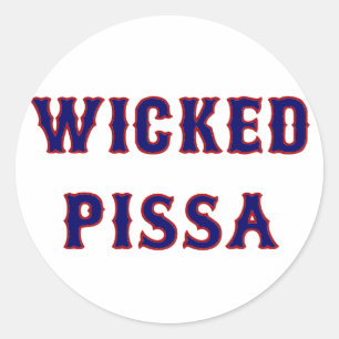 Wschop Pissa Ronde Sticker
