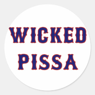 Wschop Pissa Ronde Sticker