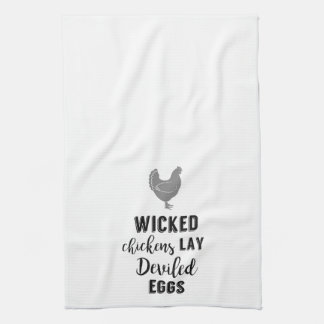 Wschoppen kippen Lay Deviled Eggs Kitchen Towel Theedoek