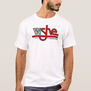 WSHE 103.5 FM STILLE lichtkleuren T-shirt