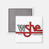 WSHE 103.5 MIAMI FT LAUDERDALE  LOGO MAGNEET (Voorkant / Achterkant)