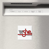 WSHE 103.5 MIAMI FT LAUDERDALE  LOGO MAGNEET (Insitu (Vaatwasser))