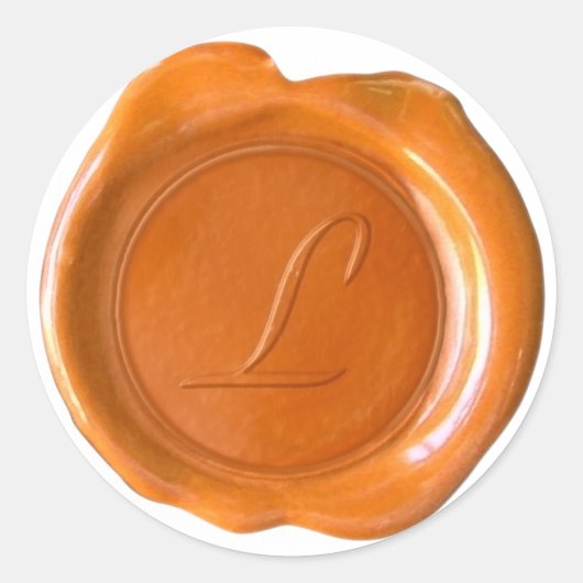 WSM Custom - Courtney - L - Sinaasappel Ronde Sticker (Voorkant)