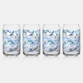 wssbx 'Blue Ice' Drinkware Set Blikvorm Glas (Achterkant)