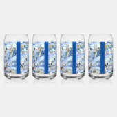 wssbx 'Blue Ice' Drinkware Set Blikvorm Glas (Rechts)