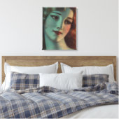 WT Benda Belle Art Déco Lady Diptych (Insitu(Chambre))