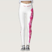Wt. Leggings de fleurs Rhododendron de l'État de W (Devant)