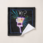 WT? WAT? EMOJI Meemogie Bad Handdoek (Wasdoekje)