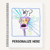 WT? - WAT IS HET? EMOJI Meemogie Notitieboek (Voorkant)