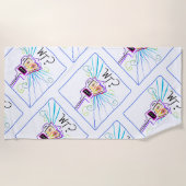 WT? - WAT IS HET? EMOJI Meemogie Strandlaken (Voorkant)