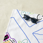 WT? - WAT IS HET? EMOJI Meemogie Strandlaken (In situ)