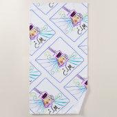 WT? - WAT IS HET? EMOJI Meemogie Strandlaken (Voorkant)