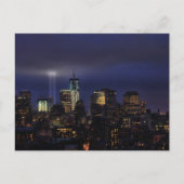 WTC Tribute in Light - 9/11/2011 in twiight Briefkaart (Voorkant)
