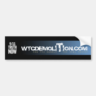 WTCDEMOLITION.COM - Gepersonaliseerd Bumpersticker