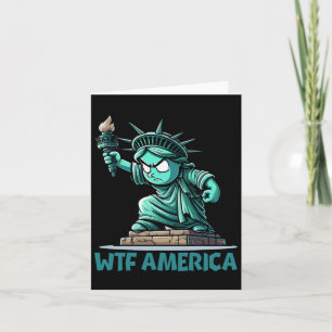 WTF Amerika Anti-Trump Politieke en Democratie Kaart