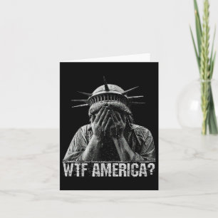 WTF Amerika huilt Vrijheidsbeeld Schandelijke Poli Kaart